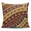 Australia Aboriginal Pillow Cases - Australian Aboriginal Style Of Pattern Background Pillow Cases