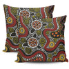 Australia Aboriginal Pillow Cases - Illustration Based On Aboriginal Style Of Artwork Pillow Cases