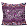 Australia Aboriginal Pillow Cases - Purple Aboriginal Dot Art Style Painting Pillow Cases