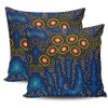 Australia Aboriginal Pillow Cases - Aboriginal Dreaming Dot Art Pillow Cases