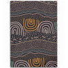 Australia Aboriginal Area Rug - Indigenous Art Background Area Rug