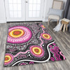 Australia Aboriginal Area Rug - Beautiful Vector Painting Showcasing Aboriginal Dot Artwork Area Rug