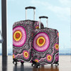Australia Aboriginal Luggage Cover - Beautiful Vector Painting Showcasing Aboriginal Dot Artwork Luggage Cover
