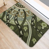 Australia Aboriginal Doormat - Green Turtle Aboriginal Painting Doormat