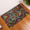 Australia Aboriginal Doormat - Illustration Based On Aboriginal Style Of Artwork Doormat