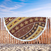 Australia Aboriginal Beach Blanket - Australian Aboriginal Style Of Pattern Background Beach Blanket