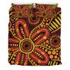 Australia Aboriginal Bedding Set - Dot Art That Reflects Aboriginal Traditions Inspired Bedding Set