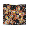 Australia Aboriginal Tapestry - Flowers Inspired By The Aboriginal Art Tapestry