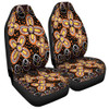 Australia Aboriginal Car Seat Cover - Flowers Inspired By The Aboriginal Art Car Seat Cover