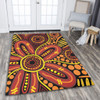 Australia Aboriginal Area Rug - Dot Art That Reflects Aboriginal Traditions Inspired Area Rug