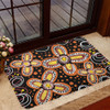 Australia Aboriginal Doormat - Flowers Inspired By The Aboriginal Art Doormat
