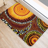 Australia Aboriginal Doormat - Brown Aboriginal Style Dot Art Doormat