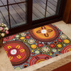 Australia Aboriginal Doormat - Colorful Dot Art Inspired By Aboriginal Culture Doormat