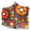 Australia Aboriginal Hooded Blanket - Colorful Dot Art Inspired By Aboriginal Culture Hooded Blanket