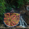 Australia Aboriginal Beach Blanket - Dot Art That Reflects Aboriginal Traditions Inspired Beach Blanket
