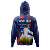 Australia Anzac Day Custom Hoodie - Lest We Forget With Blue Camouflage Pattern Hoodie