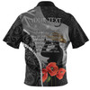 Australia Anzac Day Custom Polo Shirt - Australia And New Zealand Warriors Honour The Fallen Lest We Forget Polo Shirt