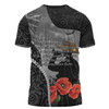 Australia Anzac Day Custom T-shirt - Australia And New Zealand Warriors Honour The Fallen Lest We Forget T-shirt