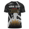 Australia Anzac Day Custom T-shirt - Lest We Forget With Black Camouflage Pattern T-shirt