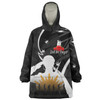 Australia Anzac Day Custom Snug Hoodie - Lest We Forget With Black Camouflage Pattern Snug Hoodie
