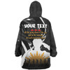 Australia Anzac Day Custom Snug Hoodie - Lest We Forget With Black Camouflage Pattern Snug Hoodie