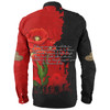 Australia Anzac Day Custom Long Sleeve Shirt - Australian And New Zealand Warriorsers In Flanders Fields Poppy Flowers Long Sleeve Shirt