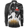 Australia Anzac Day Custom Long Sleeve Shirt - Lest We Forget With Black Camouflage Pattern Long Sleeve Shirt