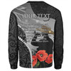 Australia Anzac Day Custom Sweatshirt - Australia And New Zealand Warriors Honour The Fallen Lest We Forget Sweatshirt