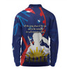 Australia Anzac Day Custom Long Sleeve Polo Shirt - Lest We Forget With Blue Camouflage Pattern Long Sleeve Polo Shirt