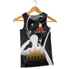 Australia Anzac Day Custom Men Singlet - Lest We Forget With Black Camouflage Pattern Men Singlet