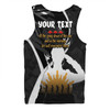 Australia Anzac Day Custom Men Singlet - Lest We Forget With Black Camouflage Pattern Men Singlet