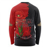 Australia Anzac Day Custom Long Sleeve T-shirt - Australian And New Zealand Warriorsers In Flanders Fields Poppy Flowers Long Sleeve T-shirt