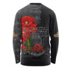 Australia Anzac Day Custom Long Sleeve T-shirt - Australian And New Zealand Warriorsers In Flanders Fields Poppy Flowers V2 Long Sleeve T-shirt