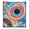 Australia Aboriginal Quilt - Traditional Australian Aboriginal Native Design (White) Ver 2 Quilt