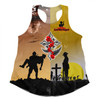 Australia Anzac Day Women Racerback Singlet - Special Remembrance Day Lest We Forget Women Racerback Singlet