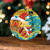 Gold Coast Titans Christmas Acrylic And Wooden Ornament - Super Titans Xmas