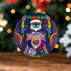 Melbourne Storm Christmas Acrylic And Wooden Ornament - Indigenous Melbourne Storm Xmas