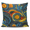 Australia Aboriginal Pillow Cases - Traditional Australian Aboriginal Native Design (Black) Ver 6 Pillow Cases