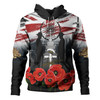 Australia Navy Force Anzac Day Custom Hoodie - We Thank You For Our Freedom Hoodie