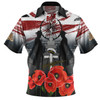 Australia Navy Force Anzac Day Custom Polo Shirt - We Thank You For Our Freedom Polo Shirt