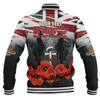 Australia Navy Force Anzac Day Custom Baseball Jacket - We Thank You For Our Freedom Baseball Jacket