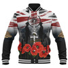 Australia Navy Force Anzac Day Custom Baseball Jacket - We Thank You For Our Freedom Baseball Jacket