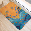 Australia Aboriginal Doormat - Indigenous Beach Dot Painting Art Doormat