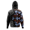 Australia Aboriginal Hoodie - Eucalyptus Seamless Pattern In Aboriginal Dot Art Hoodie