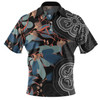 Australia Aboriginal Polo Shirt - Australian Native Floral Seamless Pattern Polo Shirt