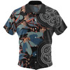Australia Aboriginal Hawaiian Shirt - Australian Native Floral Seamless Pattern Hawaiian Shirt