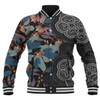 Australia Aboriginal Baseball Jacket - Australian Native Floral Seamless Pattern Baseball Jacket