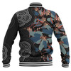 Australia Aboriginal Baseball Jacket - Australian Native Floral Seamless Pattern Baseball Jacket