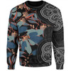 Australia Aboriginal Sweatshirt - Australian Native Floral Seamless Pattern Sweatshirt