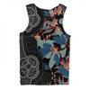 Australia Aboriginal Men Singlet - Australian Native Floral Seamless Pattern Men Singlet